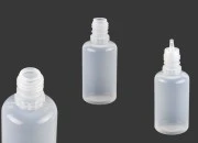 Plastična poluprovidna flašica 30mL sa crnim plastičnim zatvaračem CRC i plastičnom kapalicom, za elektronske cigarete - 50 kom Plastična poluprovidna flašica 30mL sa crnim plastičnim zatvaračem CRC i plastičnom kapalicom, za elektronske cigarete - 50 kom