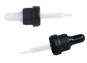 Pipeta od 15mL sa crnim i širokim sigurnosnim zatvaračem i crnom ili providnom gumicom - pojedinačno pakovanje-slika_proizvoda