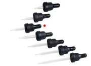 Pipeta od 15mL sa crnim i širokim sigurnosnim zatvaračem i crnom ili providnom gumicom - pojedinačno pakovanje-dimenzije_slike