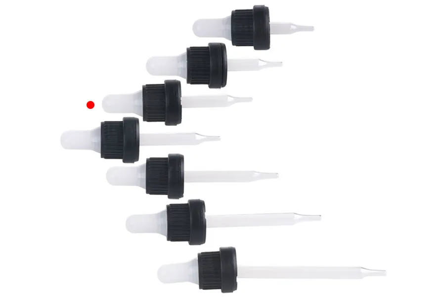 Pipeta od 15mL sa crnim i širokim sigurnosnim zatvaračem i crnom ili providnom gumicom - pojedinačno pakovanje-grupa_slika