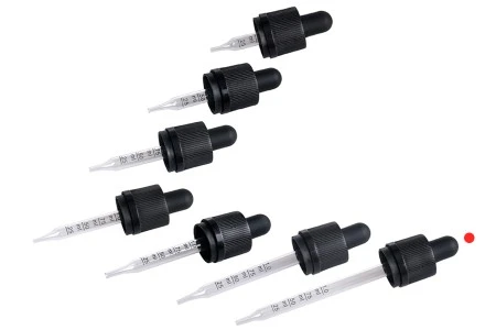 Pipeta od 100mL sa špicastim vrhom, sigurnosnim CRC zatvaranjem, oznakama za zapreminu i MAT ili sjajnom crnom gumicom - pojedinačno pakovanje-5