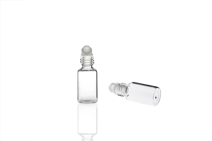 Staklena roll-on bočica 5mL sa staklenom kuglicom i zatvaračem u raznim bojama - 6 kom Staklena roll-on bočica 5mL sa staklenom kuglicom i zatvaračem u raznim bojama - 6 kom
