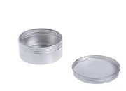 Aluminijumska kutija za kreme 150mL sa poklopcem sa zaptivkom - 12 kom