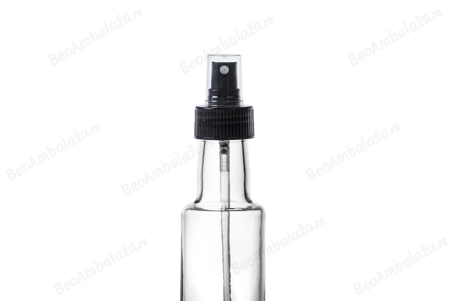 Providna staklena Dorica flaša 250mL (PP 31.5)-dimenzije_slike