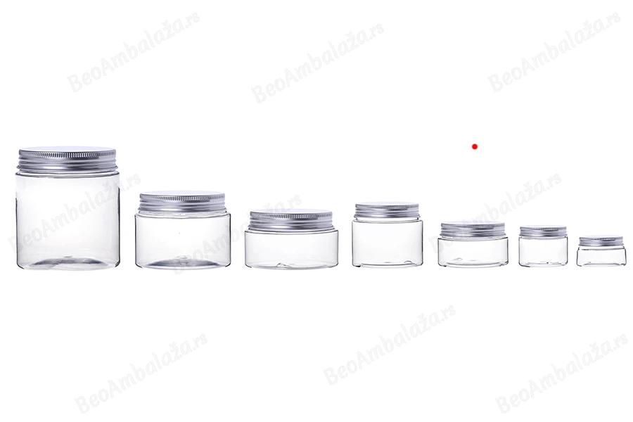Providna PET kutijica 100mL sa srebrnim aluminijumskim zatvaračem sa zaptivkom - 12 kom-grupa_slika