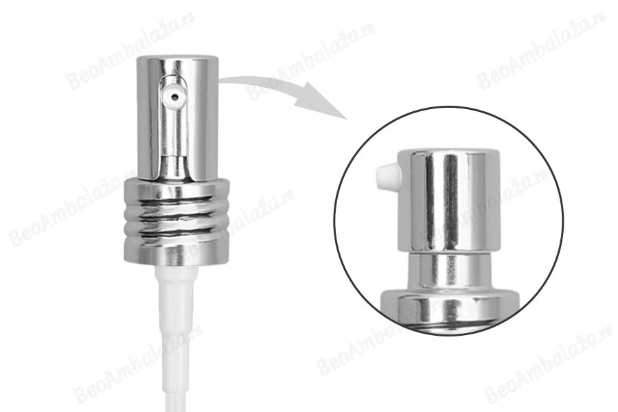 Aluminijumska pumpica PP20 za kreme sa zatvaračem-dimenzije_slike