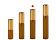 Staklena braon bočica 10mL za parfeme, sa sprejom i aluminijumskim zatvaračem - 6 kom Staklena braon bočica 10mL za parfeme, sa sprejom i aluminijumskim zatvaračem - 6 kom