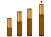 Staklena braon bočica 12mL za parfeme, sa sprejom i aluminijumskim zatvaračem - 6 kom Staklena braon bočica 12mL za parfeme, sa sprejom i aluminijumskim zatvaračem - 6 kom