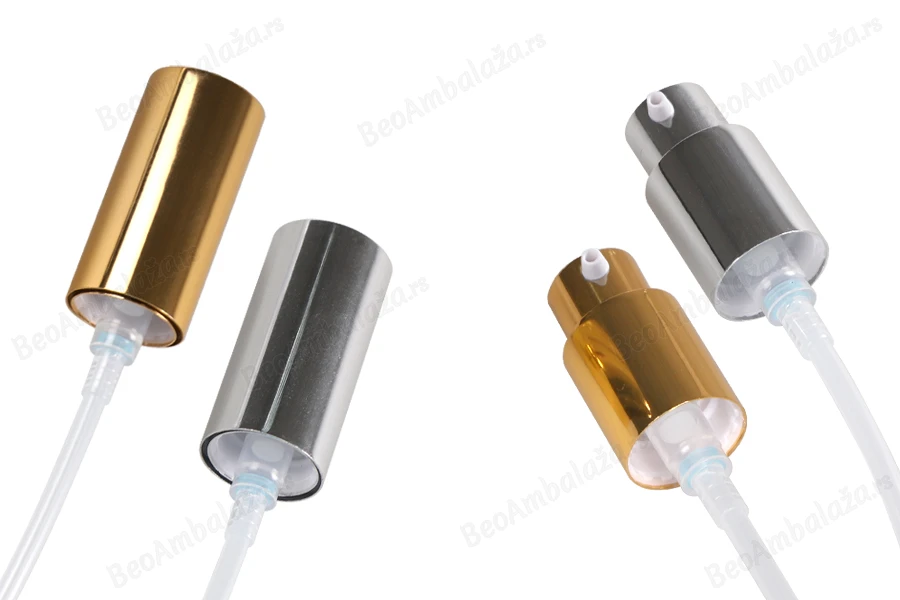 Aluminijumska pumpica PP18 za kreme sa spoljnom oprugom, više boja-slika_proizvoda
