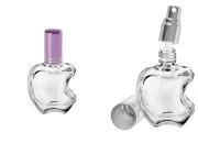 Bočica za parfeme 10mL, u obliku jabuke sa sprejom, sa aluminijumskim zatvaračem u više boja-grupa_slika