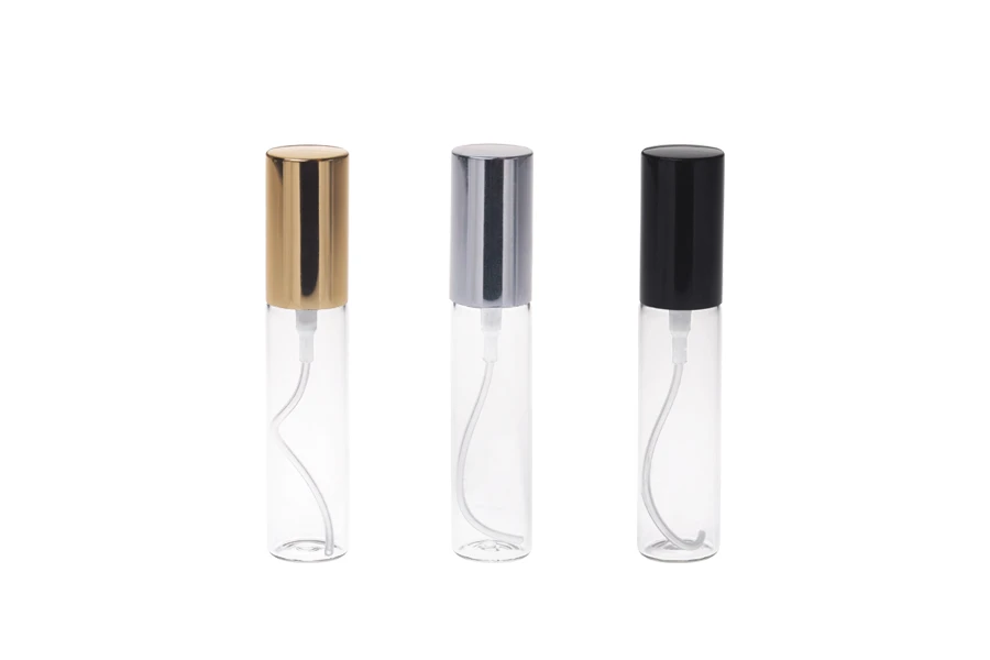 Staklena bočica 10mL za parfem sa sprejom i aluminijumskim poklopcem - 6 kom Staklena bočica 10mL za parfem sa sprejom i aluminijumskim poklopcem - 6 kom