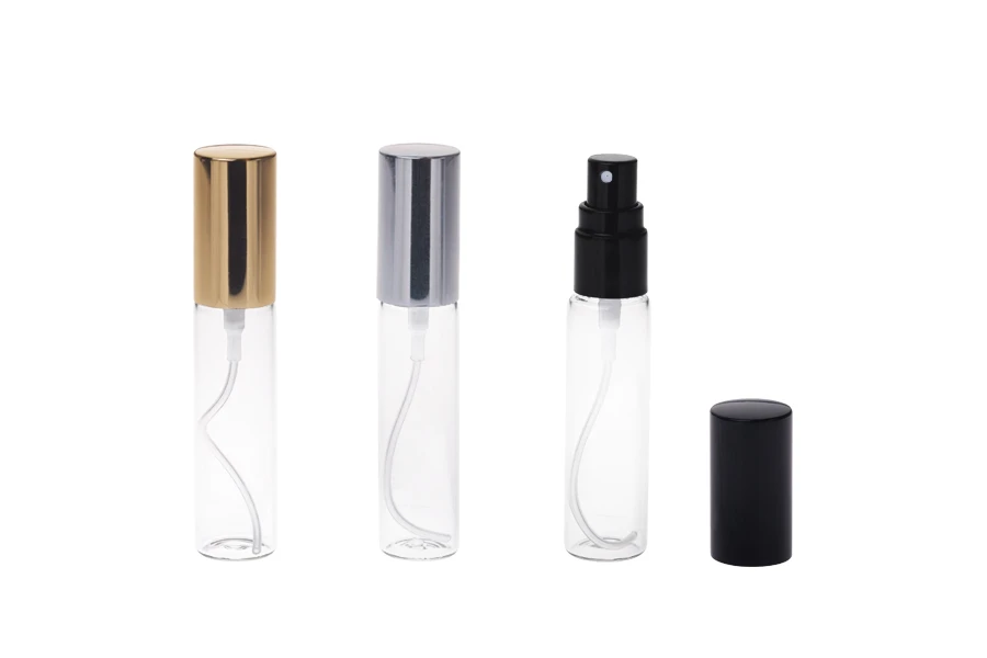Staklena bočica 10mL za parfem sa sprejom i aluminijumskim poklopcem - 6 kom Staklena bočica 10mL za parfem sa sprejom i aluminijumskim poklopcem - 6 kom