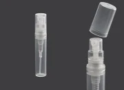 Providna plastična tester bočica 3mL za parfeme, sa sprejom i zatvaračem - 50 kom Providna plastična tester bočica 3mL za parfeme, sa sprejom i zatvaračem - 50 kom