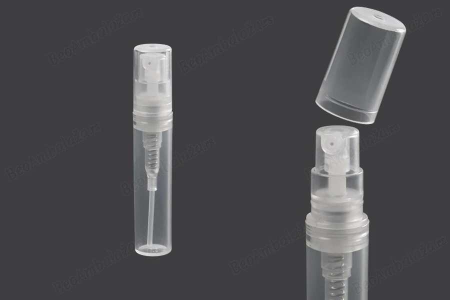 Providna plastična tester bočica 3mL za parfeme, sa sprejom i zatvaračem - 50 kom-slika_proizvoda