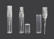 Providna plastična tester bočica 3mL za parfeme, sa sprejom i zatvaračem - 50 kom Providna plastična tester bočica 3mL za parfeme, sa sprejom i zatvaračem - 50 kom