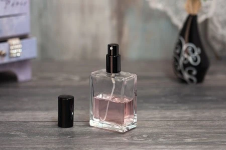 Četvrtasta pljosnata bočica 100mL za parfem, 18/415-6