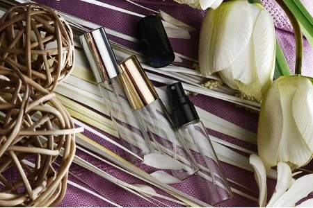 Staklena bočica 10mL za parfem sa sprejom i aluminijumskim poklopcem - 6 kom-6
