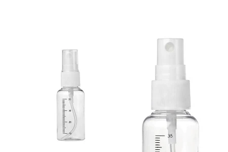 Providna plastična flašica 35mL sa mernim oznakama, sprejom i zatvaračem - 36 kom-1