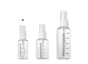 Providna plastična flašica 35mL sa mernim oznakama, sprejom i zatvaračem - 36 kom