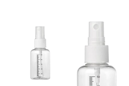 Plastična flašica 50mL sa sprejom i mernim oznakama, za parfeme - 12 komada-1
