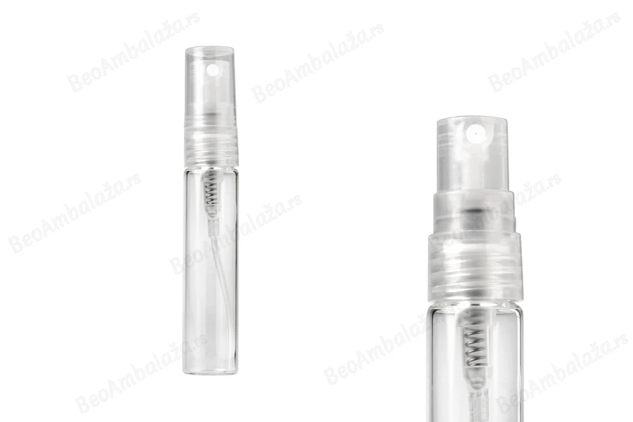 Staklena bočica za parfeme 5mL sa sprejom i plastičnim zatvaračem - 6 kom-slika_proizvoda