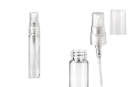 Staklena bočica za parfeme 5mL sa sprejom i plastičnim zatvaračem - 6 kom-3