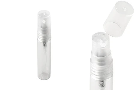 Staklena bočica za parfeme 5mL sa sprejom i plastičnim zatvaračem - 6 kom-5
