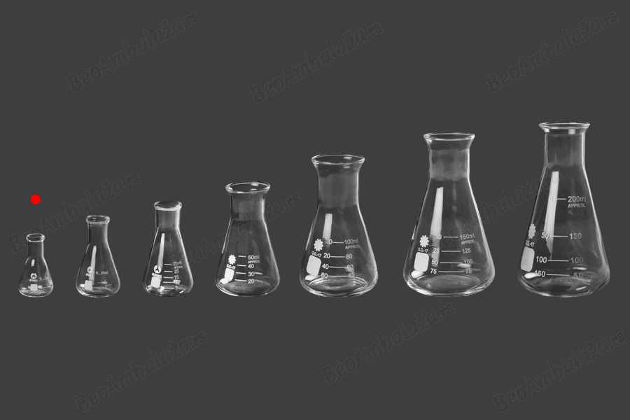 Staklena bočica (Erlenmeyer) od 5 mL-dimenzije_slike