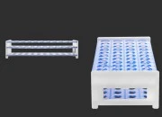 Plastični stalak 256x113x64 mm – 40 mesta (prečnik otvora 18 mm) Plastični stalak 256x113x64 mm – 40 mesta (prečnik otvora 18 mm)