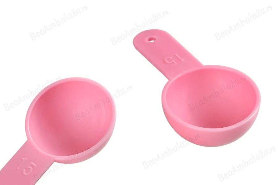 Plastična roze kašičica 15ml za merenje-dimenzije_slike