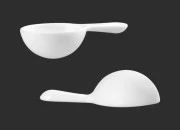 Plastična bela kašičica 15ml za merenje Plastična bela kašičica 15ml za merenje