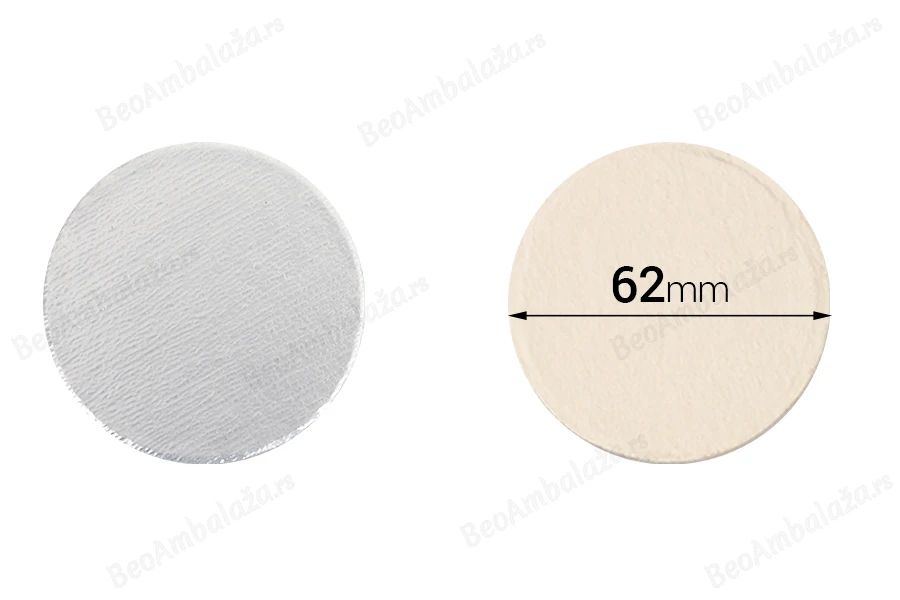 Zaptivka na indukciono lepljenje (induction sealing) 62mm - paket od 100 kom-slika_proizvoda