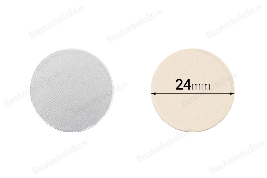 Zaptivka na indukciono lepljenje (induction sealing) 24mm - paket od 100 kom-slika_proizvoda