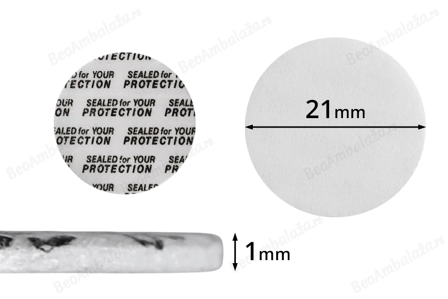 Zaptivka 21mm (lepi se na grlo pod pritiskom zatvarača) - 50kom-slika_proizvoda