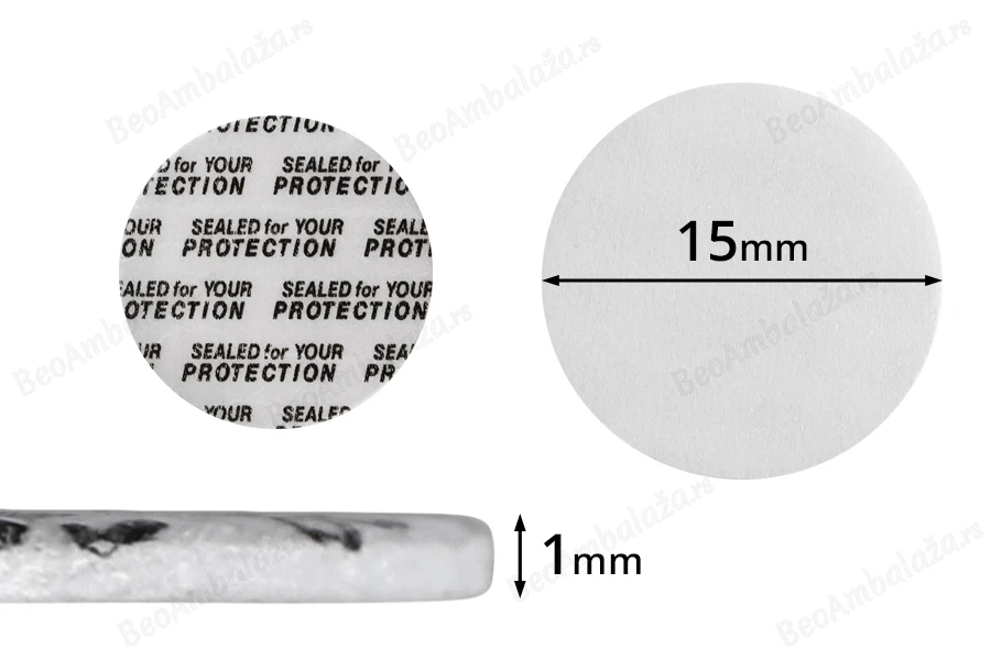 Zaptivka 15mm (lepi se na grlo pod pritiskom zatvarača) - 50kom-slika_proizvoda