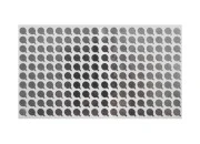 Srebrna samolepljiva aluminijumska zaptivka 8mm - 180 kom