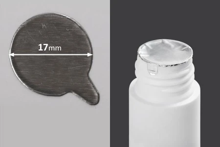 Srebrna samolepljiva aluminijumska zaptivka 17mm - 112 kom-1