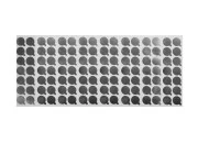 Srebrna samolepljiva aluminijumska zaptivka 17mm - 112 kom Srebrna samolepljiva aluminijumska zaptivka 17mm - 112 kom
