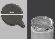Srebrna samolepljiva aluminijumska zaptivka 18mm - 50 kom Srebrna samolepljiva aluminijumska zaptivka 18mm - 50 kom