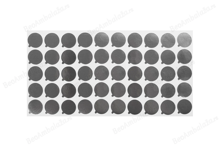 Srebrna samolepljiva aluminijumska zaptivka 18mm - 50 kom-dimenzije_slike