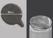 Srebrna samolepljiva aluminijumska zaptivka 22mm - 78 kom Srebrna samolepljiva aluminijumska zaptivka 22mm - 78 kom