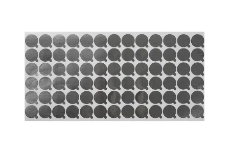 Srebrna samolepljiva aluminijumska zaptivka 22mm - 78 kom-2