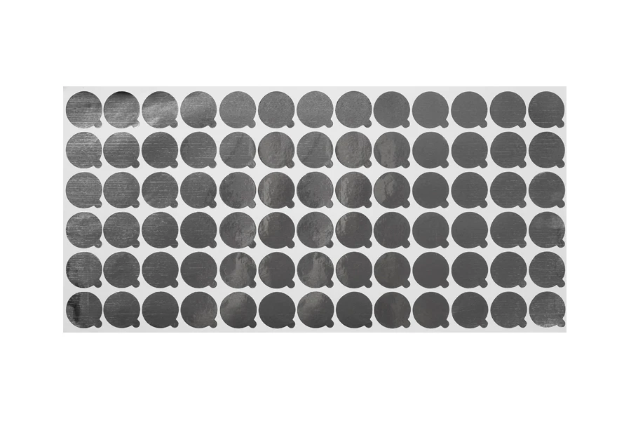 Srebrna samolepljiva aluminijumska zaptivka 23mm - 78 kom Srebrna samolepljiva aluminijumska zaptivka 23mm - 78 kom