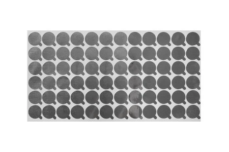 Srebrna samolepljiva aluminijumska zaptivka 24mm - 72 kom-2