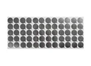 Srebrna samolepljiva aluminijumska zaptivka 25mm - 60 kom-dimenzije_slike