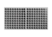 Srebrna samolepljiva aluminijumska zaptivka 9mm - 162 kom