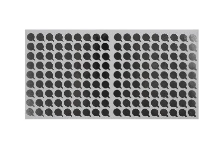 Srebrna samolepljiva aluminijumska zaptivka 9mm - 162 kom-2