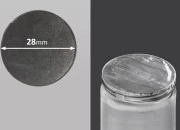 Srebrna samolepljiva aluminijumska zaptivka 28mm - 35 kom Srebrna samolepljiva aluminijumska zaptivka 28mm - 35 kom