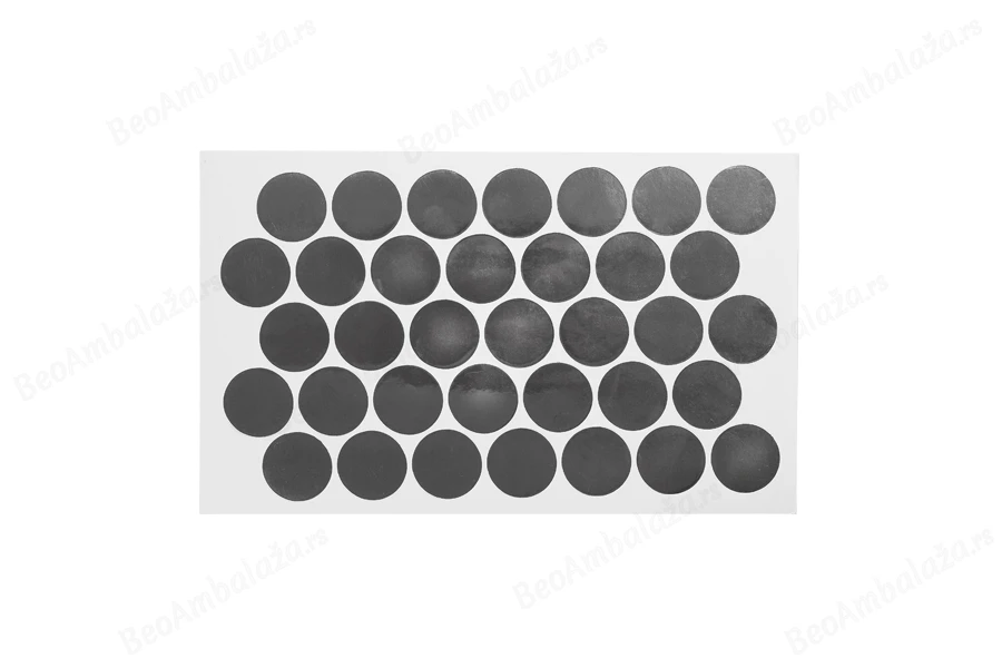Srebrna samolepljiva aluminijumska zaptivka 28mm - 32 kom-dimenzije_slike