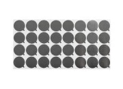 Srebrna samolepljiva aluminijumska zaptivka 32mm - 32 kom Srebrna samolepljiva aluminijumska zaptivka 32mm - 32 kom